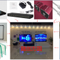 55寸1×4弧形拼接屏觸摸屏互動展示屏案例